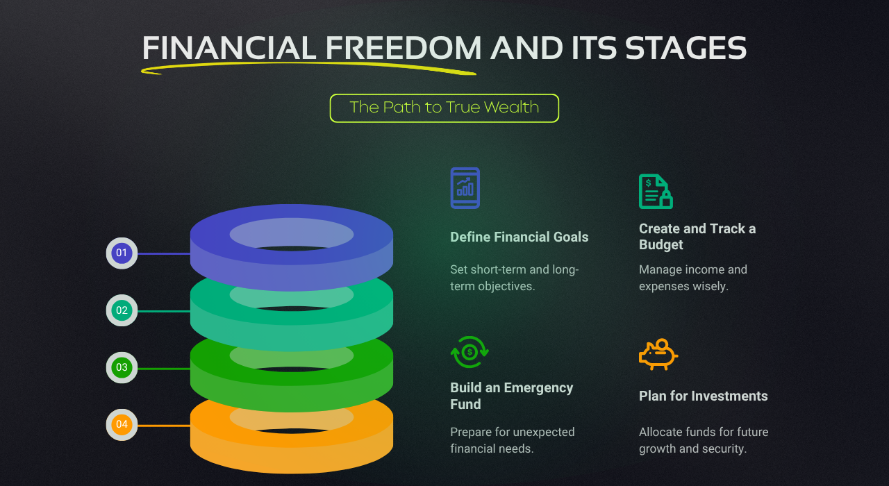 Concept of passive income and financial security with investment growth chart